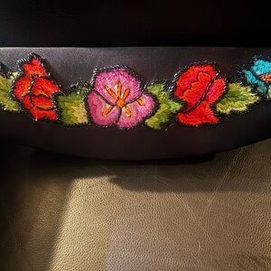 vintage Armando Mafud satin evening clutch